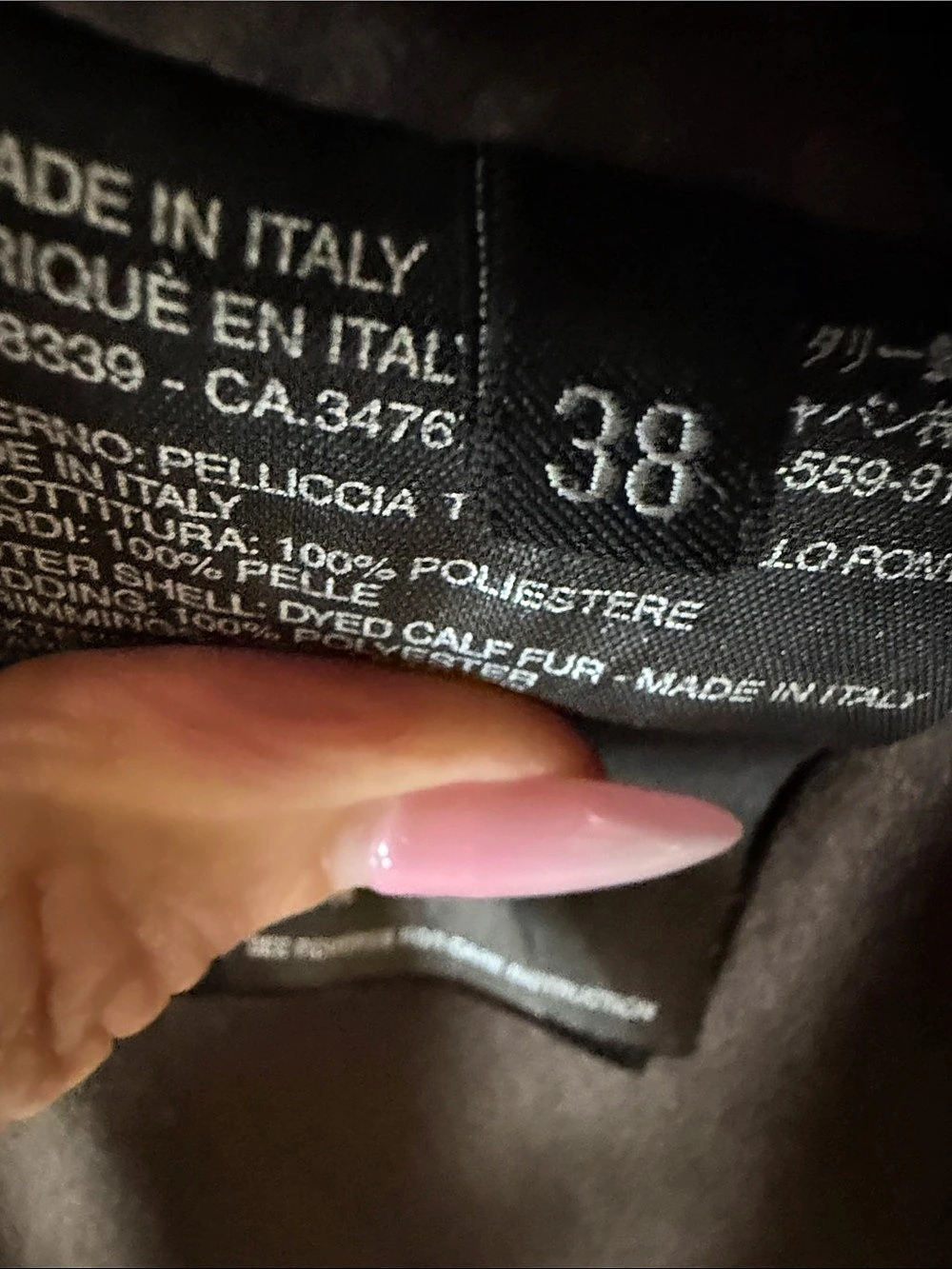 Prada Brown Leather Fur-Collar Coat Size 38 Like New 🧥🤎 vintage Y2K - Picture 15 of 16